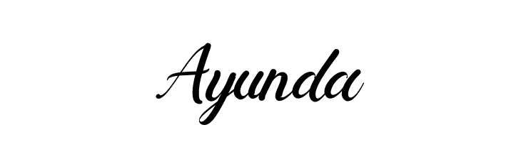 Ayunda  免费字体下载