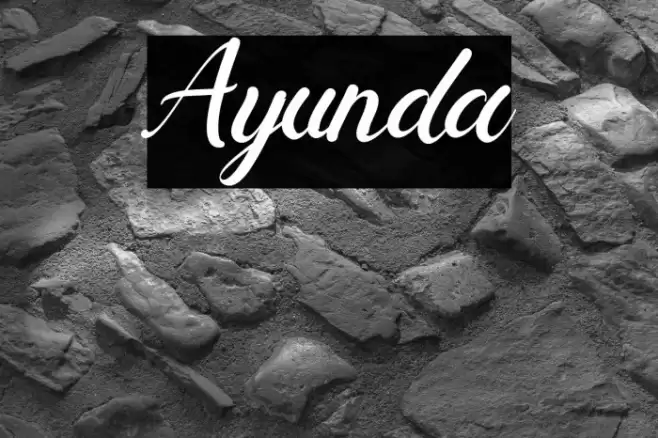Ayunda Font examples