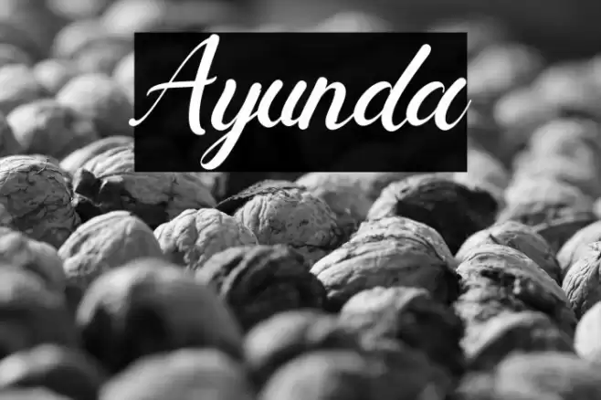 Ayunda Font examples