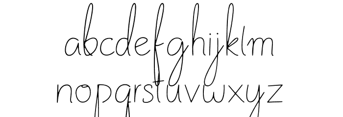 Ayunindra Font Font LOWERCASE