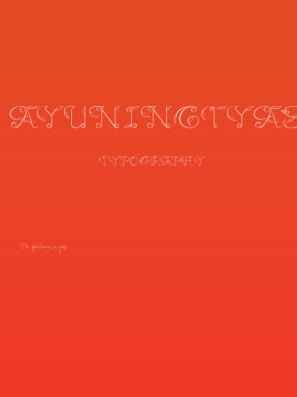 Ayuningtyas Poster