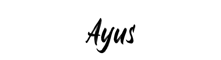 Ayus  Frei Schriftart Herunterladen