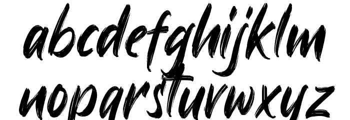 Ayus Font LOWERCASE