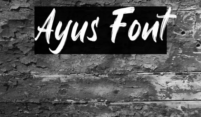Ayus Font examples