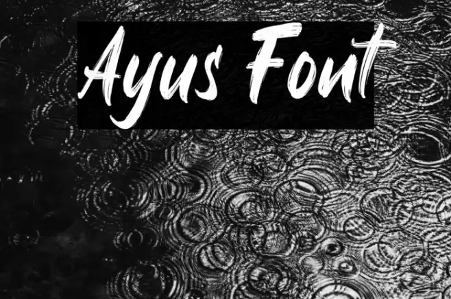 Ayus Font examples