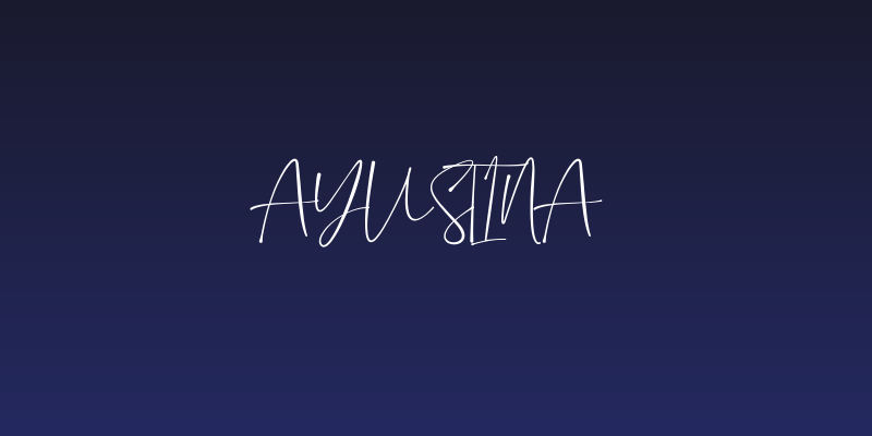 Ayustina Social Header