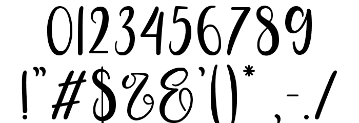 ayahi Font OTHER CHARS