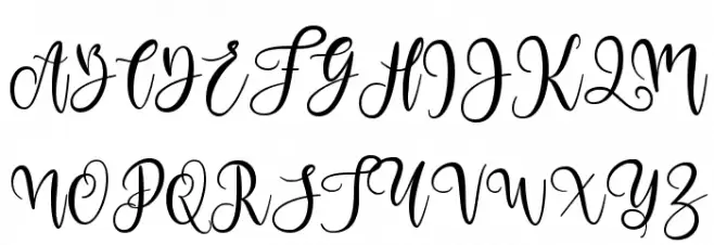 ayahi Schriftart Groß