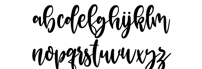 ayahi Font LOWERCASE