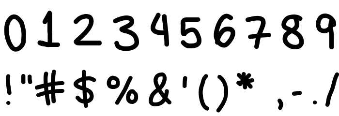 ayanez1 Font OTHER CHARS