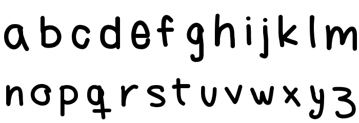 ayanez1 Font LOWERCASE
