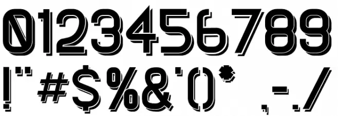 ayuendashadow-shadow Font OTHER CHARS