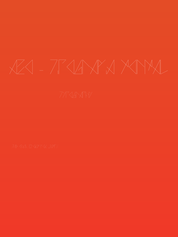 AZO - Tipografia normal Poster