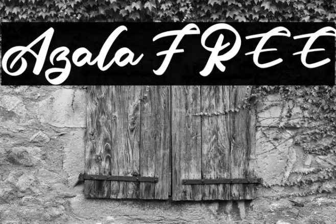 Azala FREE Font examples