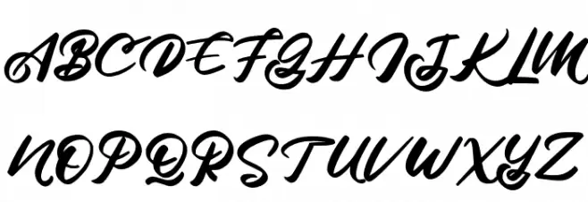 AzalaFREE Font UPPERCASE