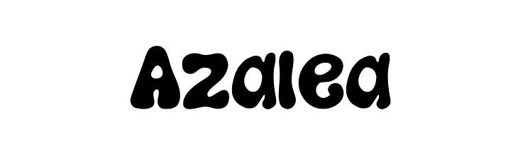 Azalea  baixar fontes gratis