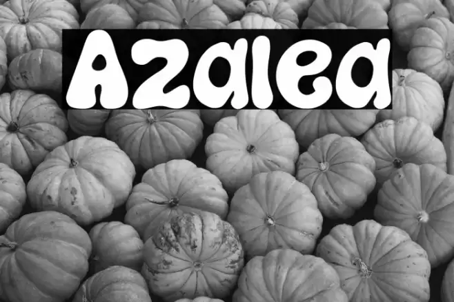 Azalea Font examples