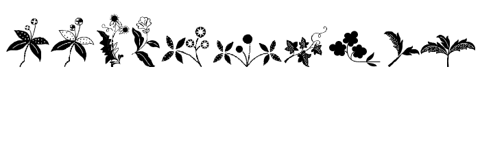 Azalleia Ornaments Free Font OTHER CHARS