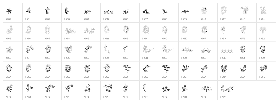Azalleia Ornaments Free Character Map