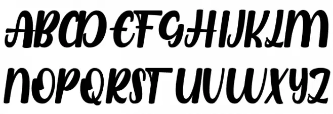 Azarita Italic FREE Italic Caratteri MAIUSCOLE