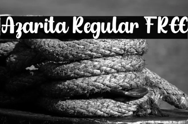 Azarita Regular FREE Example 1