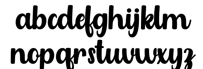Azarita Regular FREE Font LOWERCASE