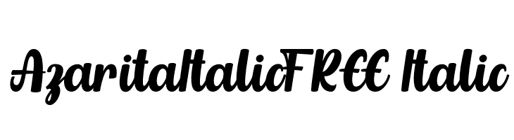 AzaritaItalicFREE-Italic  नि: शुल्क फ़ॉन्ट्स डाउनलोड