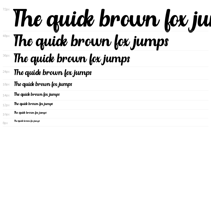 AzaritaItalicFREE-Italic Waterfall