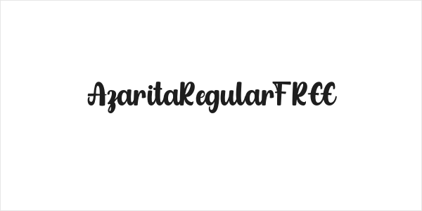 AzaritaRegularFREE Logo