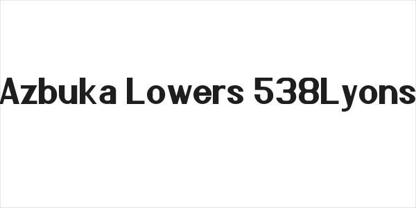 Azbuka Lowers 538Lyons Logo