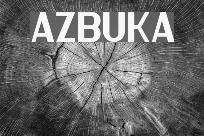 Azbuka Font examples