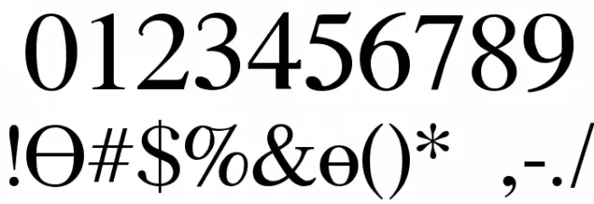 Azeri Cyrillic Font OTHER CHARS