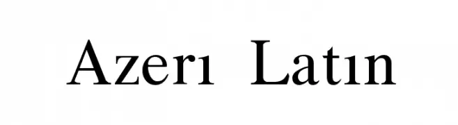 Azeri Latin  Descarca Fonturi Gratis