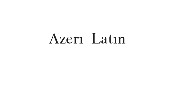 Azeri Latin Logo