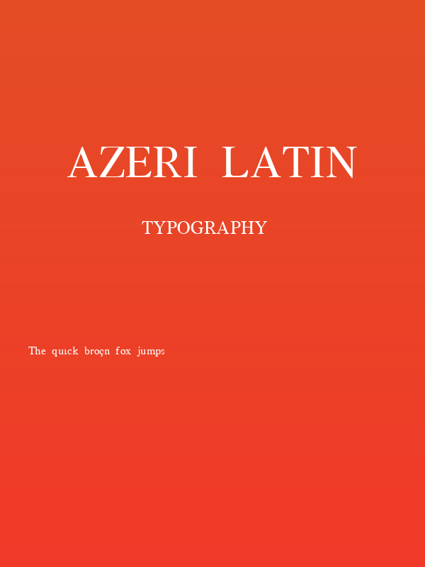 Azeri Latin Poster