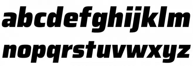Azeri Sans Black Italic Fuentes MINÚSCULAS