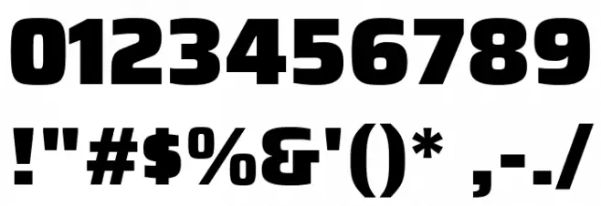 Azeri Sans Black Font OTHER CHARS