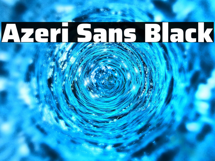Azeri Sans Black Example 2