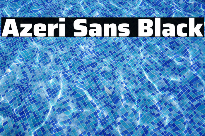 Azeri Sans Black Example 3