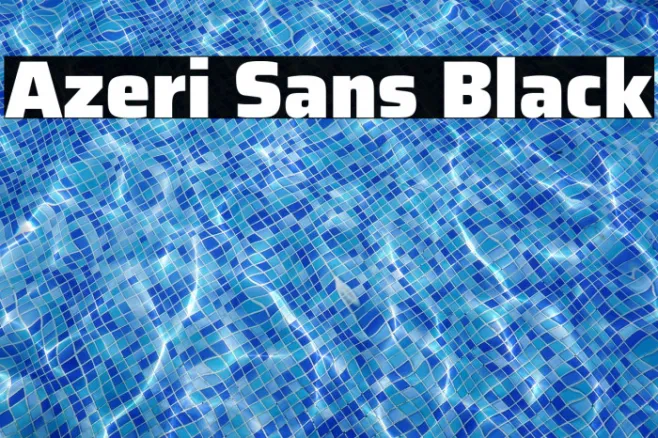 Azeri Sans Black Example 3
