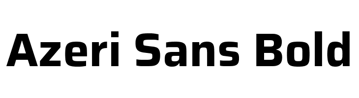 Azeri Sans Bold  font caratteri gratis