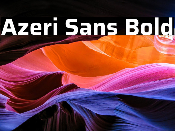 Azeri Sans Bold Example 1