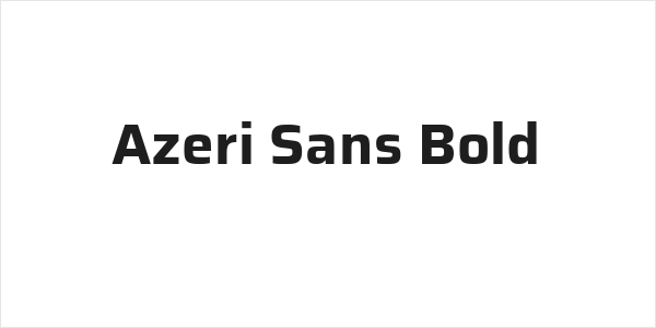 Azeri Sans Bold Logo