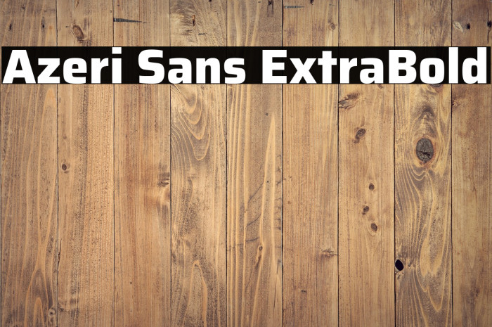 Azeri Sans ExtraBold Example 1