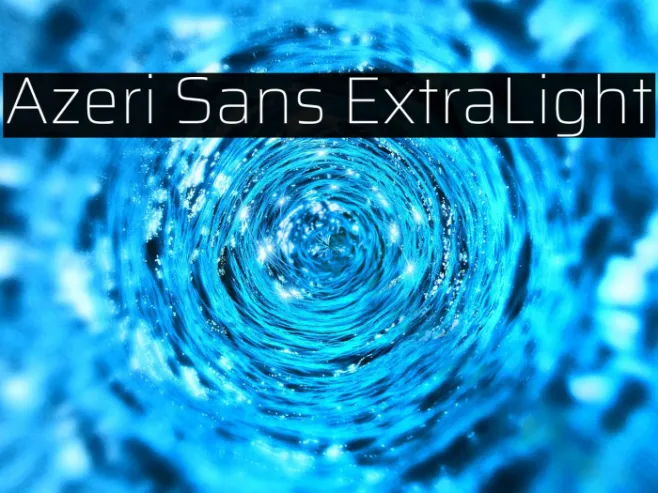 Azeri Sans ExtraLight Example 2