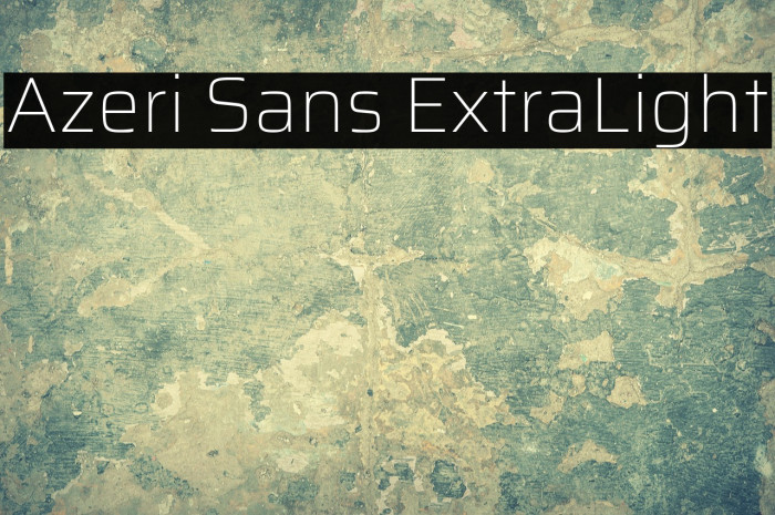 Azeri Sans ExtraLight Example 3
