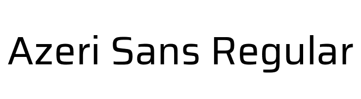 Azeri Sans Regular  Frei Schriftart Herunterladen