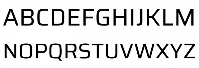 Azeri Sans Regular Schriftart Groß
