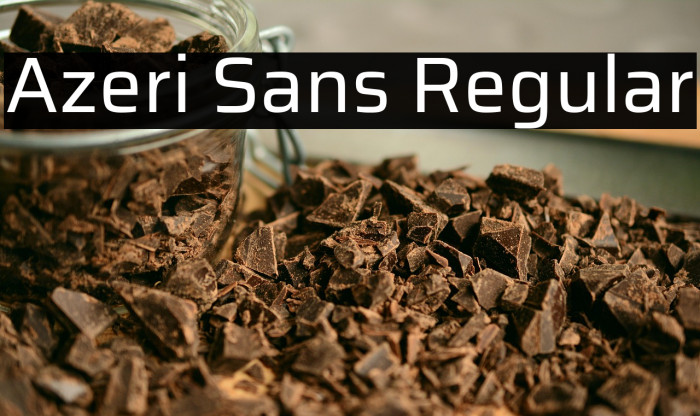 Azeri Sans Regular Example 2