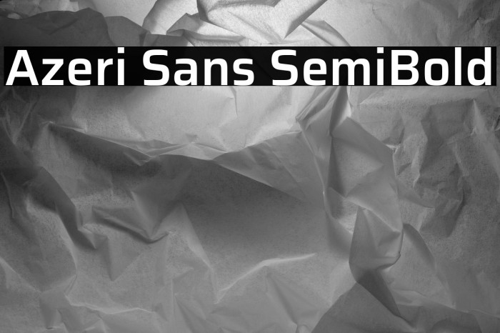 Azeri Sans SemiBold Example 2